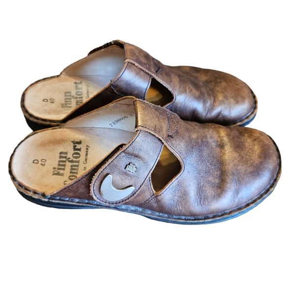 Finn Comfort Shoes Finn Comfort Belem Brown Mule Style Clogs Sz 4